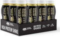 ON High Protein Shake Bottles, Ready To Drink Healthy Snacks, No added sugars, low fat, Post Workout Snack for Men and Women, Vanilla Flavour, 12x500ml, Packaging may