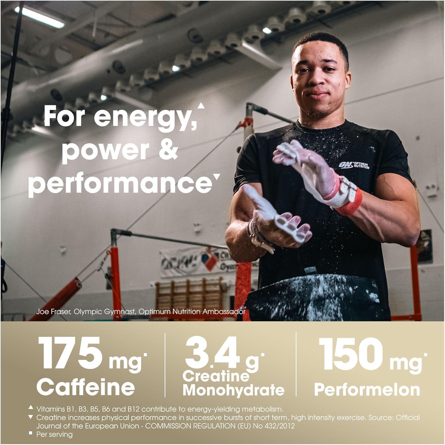 Optimum Nutrition Gold Standard Pre Workout Powder, Energy Drink with Creatine Monohydrate, Beta Alanine, Caffeine and Vitamin B Complex, Nutrition Supplement, Fruit Punch Flavour, 30 Servings, 330 g