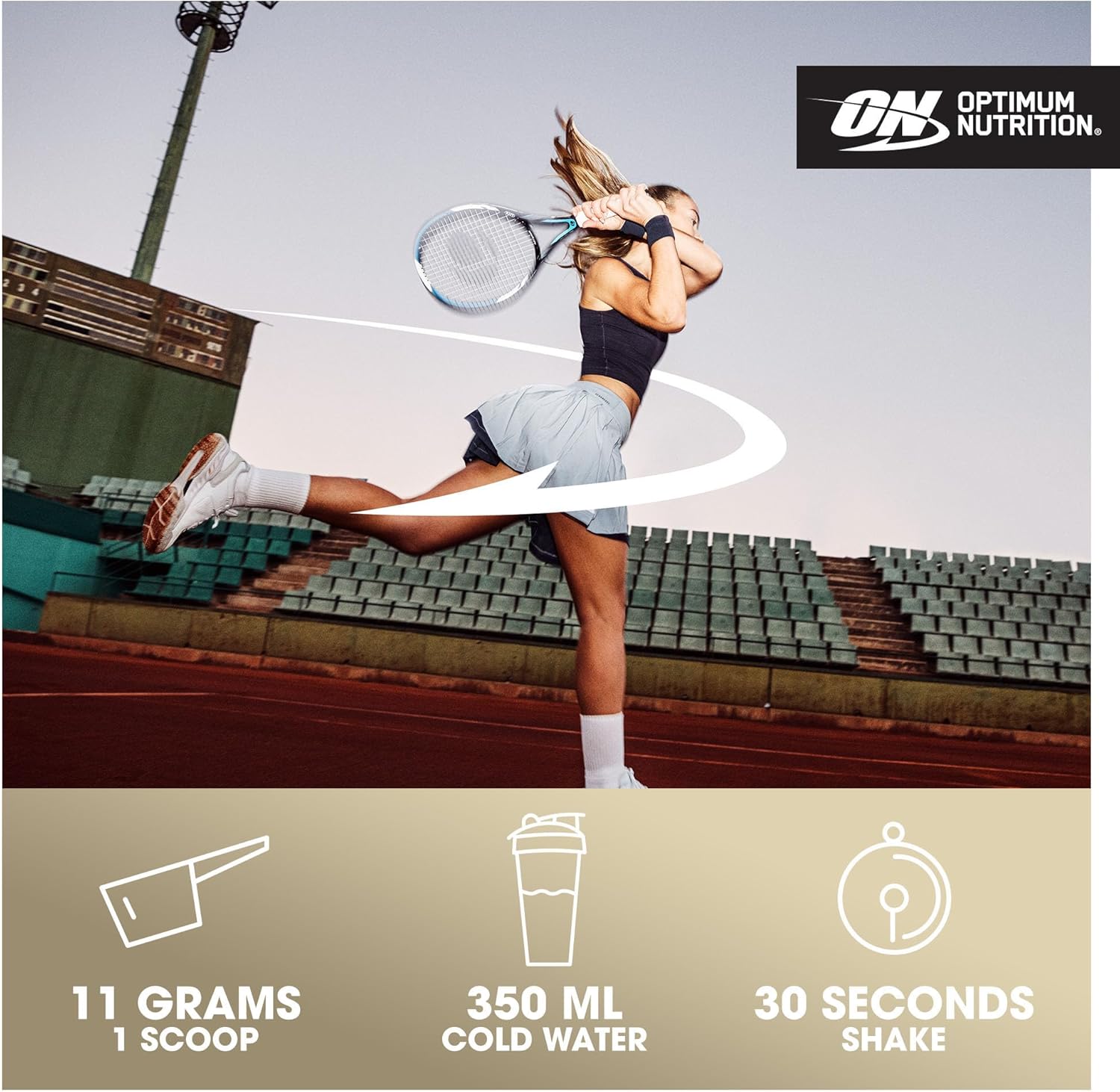 Optimum Nutrition Gold Standard Pre Workout Powder, Energy Drink with Creatine Monohydrate, Beta Alanine, Caffeine and Vitamin B Complex, Nutrition Supplement, Fruit Punch Flavour, 30 Servings, 330 g